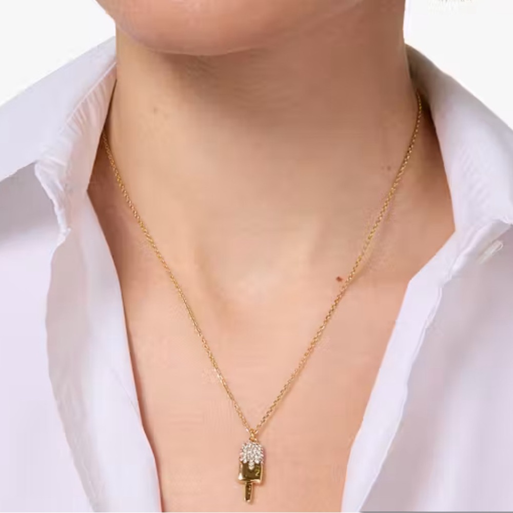 Kate Spade Fast Food Ice Pop Pendant Necklace NWT - Picture 3 of 4